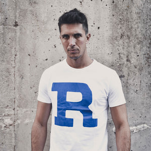 Camiseta hombre R powa white / blue