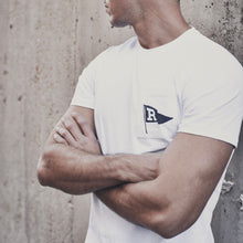 Cargar imagen en el visor de la galería, Camiseta hombre Reno flag white / navy
