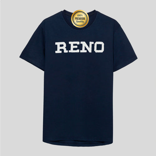 Camiseta hombre Reno full navy / white