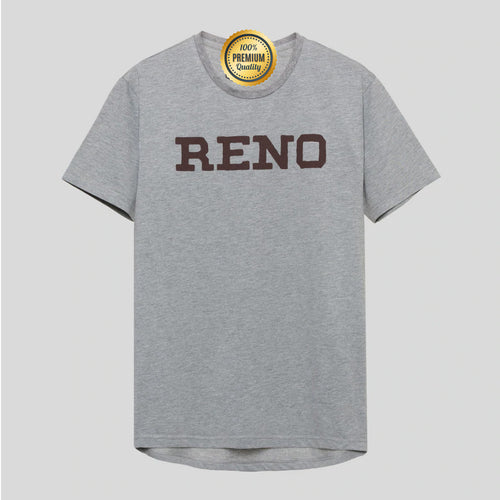 Camiseta hombre Reno full grey / red