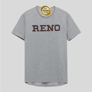 Camiseta hombre Reno full grey / red