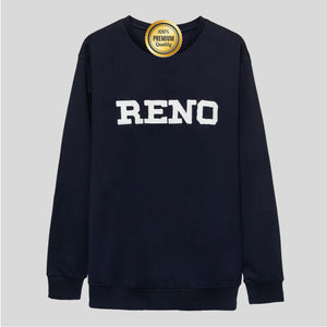 Sudadera hombre Reno full navy / white