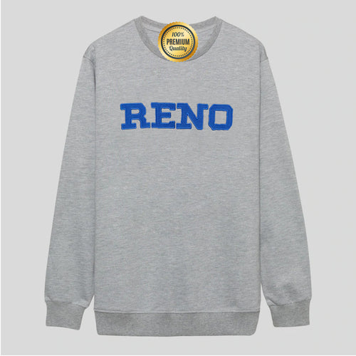 Sudadera hombre Reno full grey / blue